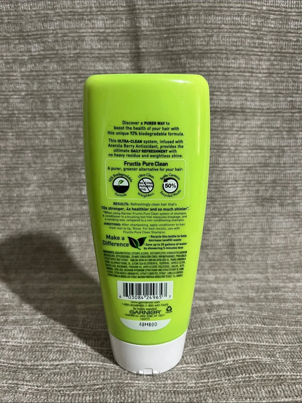Garnier Fructis Pure Clean Fortifying Conditioner Original Formula 13oz  New